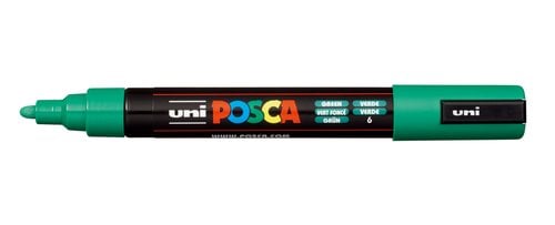 ROTUL.UNI-POSCA PC-5M VERDE