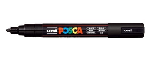ROTUL.UNI-POSCA PC-5M NEGRO