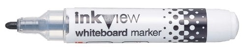 ROTULADOR UNI-BALL INKVIEW MARKER NEGRO