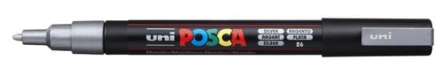 ROTUL.UNI-POSCA PC-3M PLATA