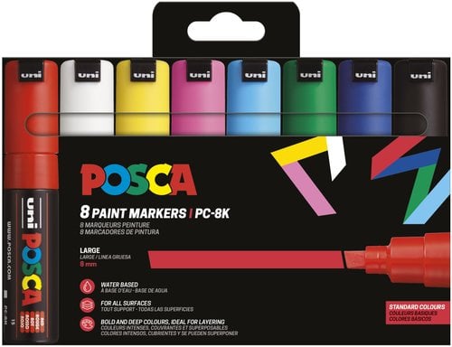 ROTUL.UNI-POSCA PC-8K BOLSA