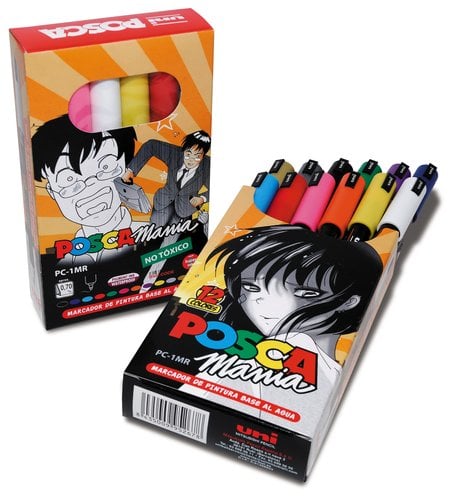 ROTUL.UNI-POSCA PC1MR URBAN ESTUCHE 12