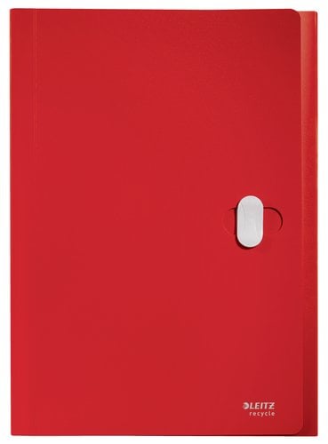 CLASIF.ACORD.LEITZ RECYCLE PP A4 ROJO