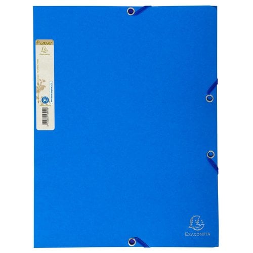 CARPETA SOLAP.EXACOMPTA CART. A4 AZUL