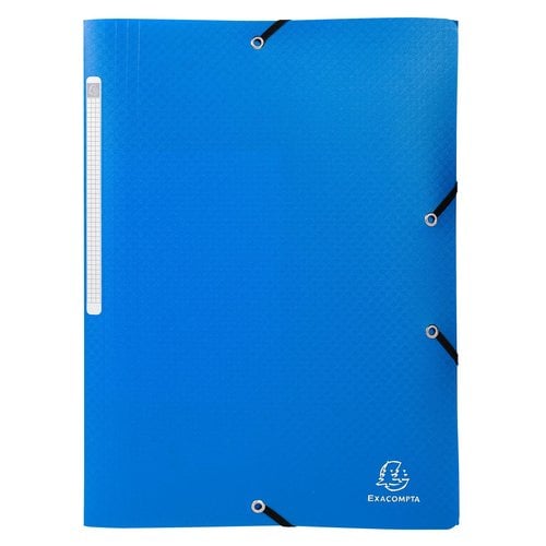 CARPETA SOLAP.EXACOMPTA PP A4 AZUL