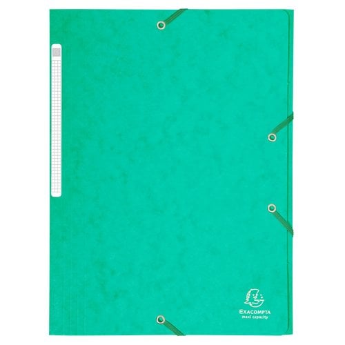 CARPETA SOLAP.EXACOMPTA CART. A4 VERDE