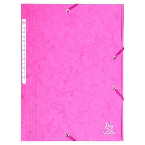 CARPETA SOLAP.EXACOMPTA CART. A4 FUCSIA
