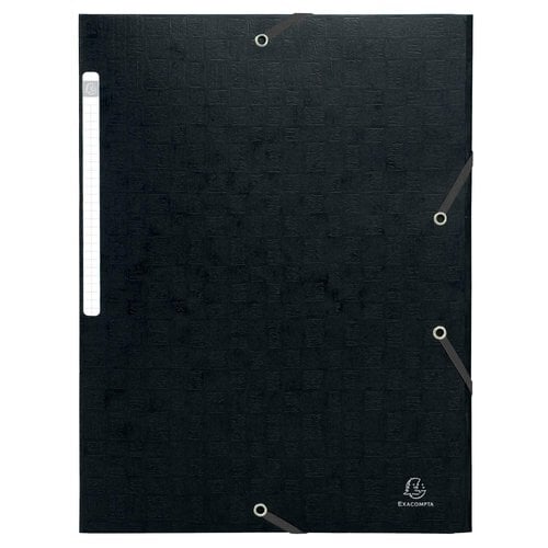 CARPETA SOLAP.EXACOMPTA CART. A4 NEGRO
