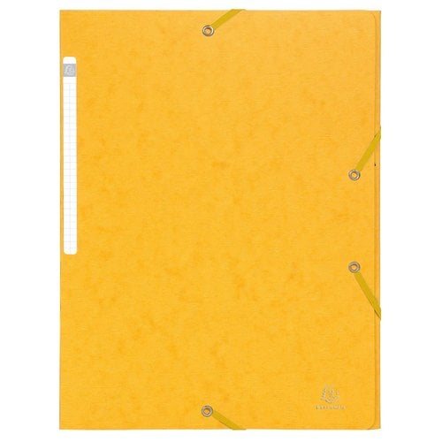 CARPETA SOLAP.EXACOMPTA CART. A4 AMARILL