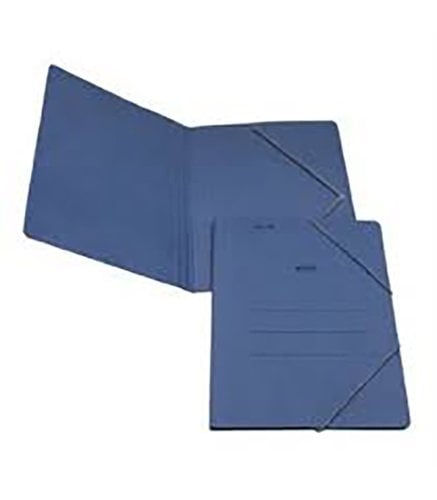 AZUL CARPETA GOMAS SARO CART. 4º AZUL
