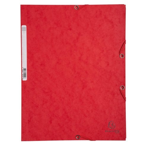 CARPETA SOLAP.EXACOMPTA CART. A4 ROJO