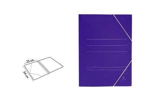 CARPETA CART. 4º AZUL SENCILLA