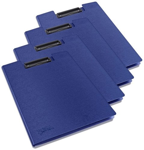 CARP. PINZA RAPESCO A4 AZUL PACK DE 4