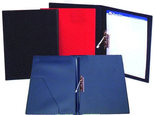 CARPETA MINICLIP LAT. IBERP.PVC Fº NEGRO