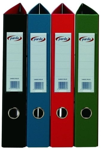 CARPETA PARDO PVC Fº 2 AN.40 MX VERDE