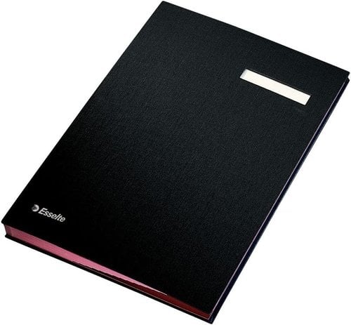 PORTA FIRMAS ESSELTE 20 SEP. PP NEGRO