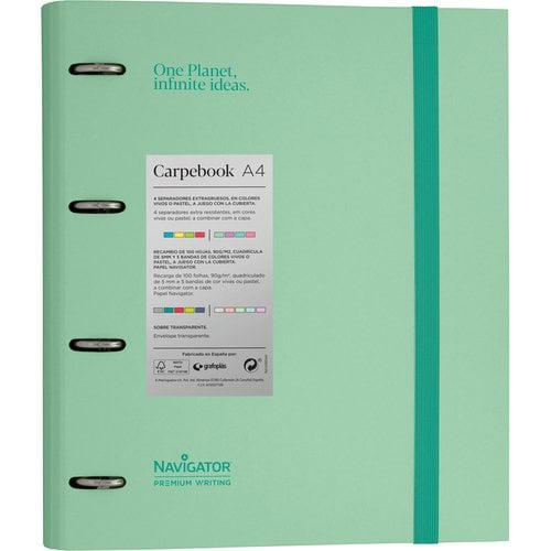 CARPEBOOK NAVIGATOR FORR. A4 MINT SOFT
