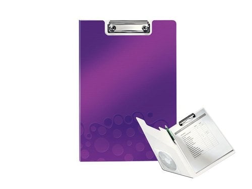 CARPETA MINICLIP SUP.LEITZ A4 VIOLETA