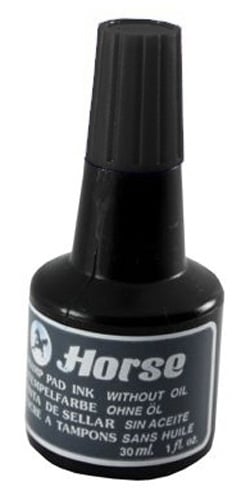 TINTA TAMPON HORSE NEGRO