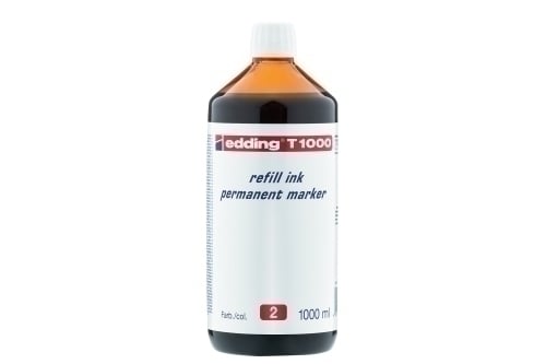 TINTA ROTUL.EDDING 1 litro T1000 ROJO
