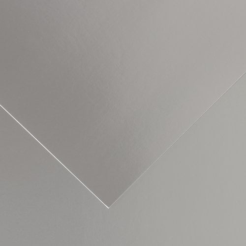 CARTULINA METAL.A3 IRIS PLATA P/50