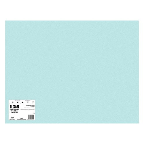 CARTULINA 50x65 DOHE 180g AZUL SAD P/125