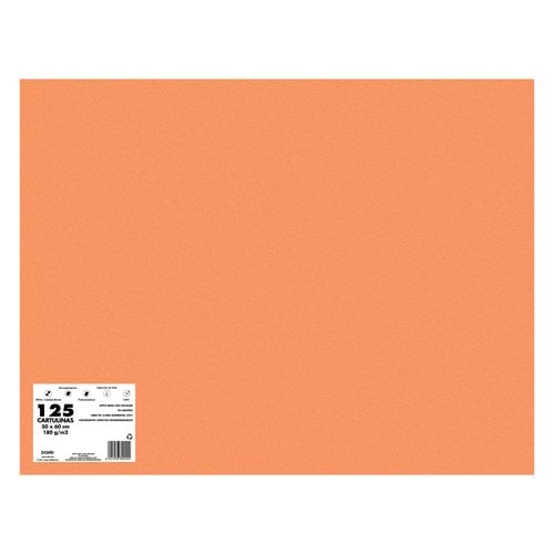 CARTULINA 50x65 DOHE 180g NARANJA P/125