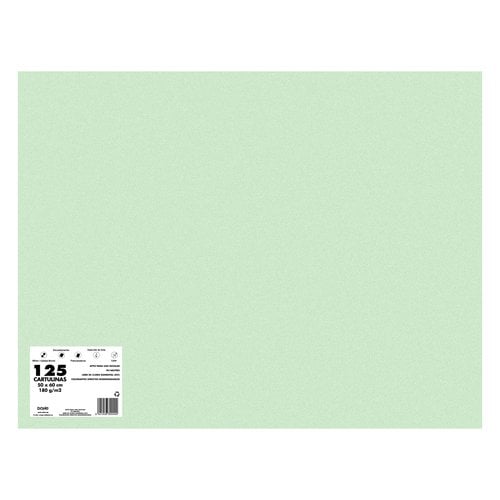 CARTULINA 50x65 DOHE 180g VERDE AL P/125