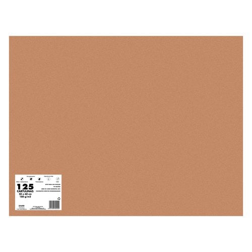 CARTULINA 50x65 DOHE 180g MARRON P/125