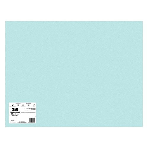 CARTULINA 50x65 DOHE 180g AZUL SAD P/25