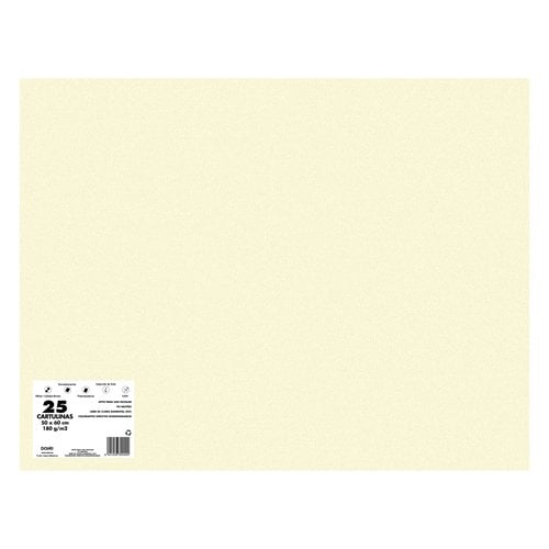 CARTULINA 50x65 DOHE 180g CREMA P/25