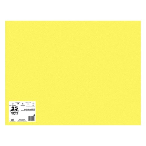 CARTULINA 50x65 DOHE 180g GIRASOL P/25