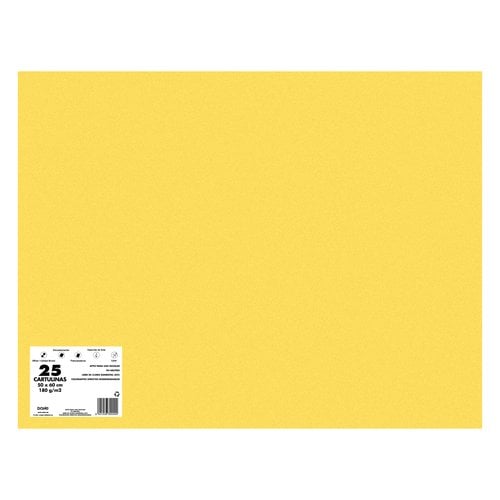 CARTULINA 50x65 DOHE 180g ORO P/25