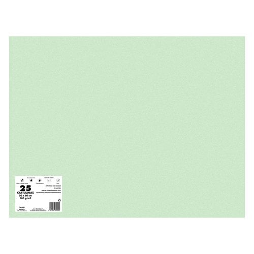 CARTULINA 50x65 DOHE 180g VERDE AL P/25