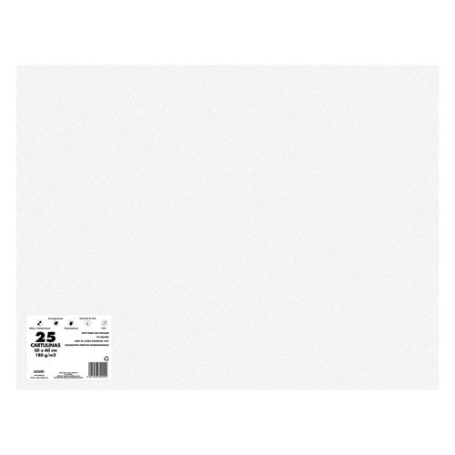 CARTULINA 50x65 DOHE 180g BLANCO P/25