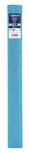 PAPEL CREPE CANSON 30g 0,5x2,5 AZUL TU