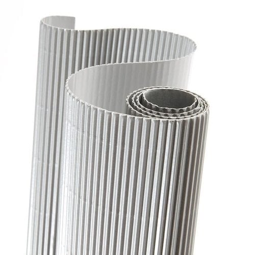 CARTON ONDUL.CANSON R.0,5x0,7 PLATA P/