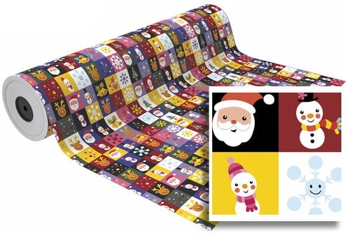 PAPEL REGALO BOBINA BK.31x80 NAVIDAD