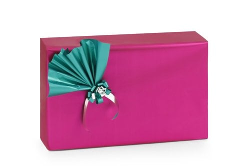 PAPEL REGALO COLIBRI 30x30 ROSA MATE