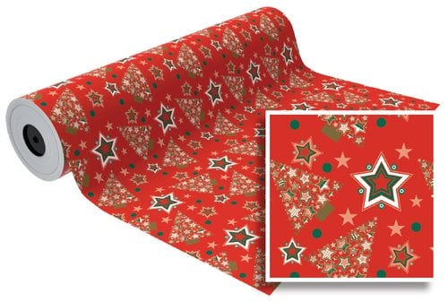 PAPEL REGALO BOBINA BK.31x80 NAVIDAD