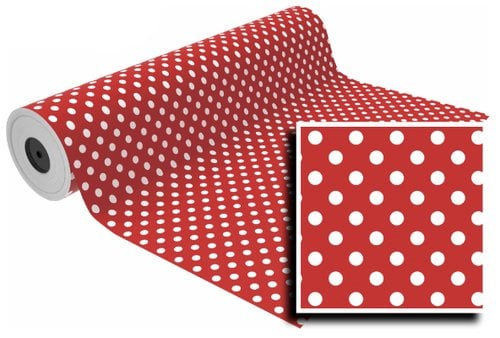 PAPEL REGALO BOBINA BK.31x80 LUNARES