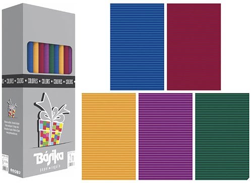 PAPEL REGALO RL.BK.0,7x2 COLORES (50)