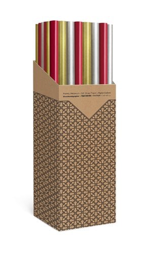PAPEL REGALO RL.TV 1x2 KRAFT MARRON