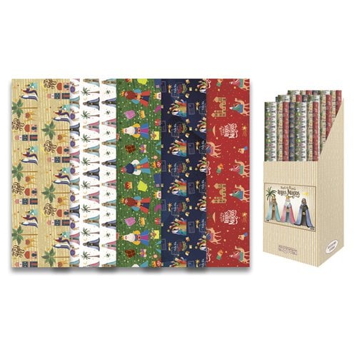 PAPEL REGALO RL.ARGUVAL 0,7x1 NAVIDAD (5
