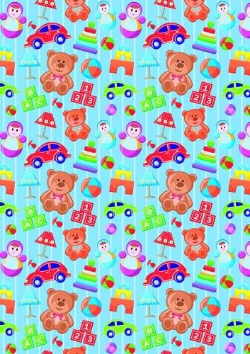 PAPEL REGALO BOBINA BK.31x80 INFANTIL