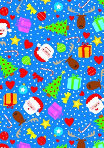 PAPEL REGALO BOBINA BK.62x80 NAVIDAD