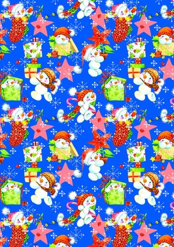 PAPEL REGALO BOBINA BK.62x80 NAVIDAD