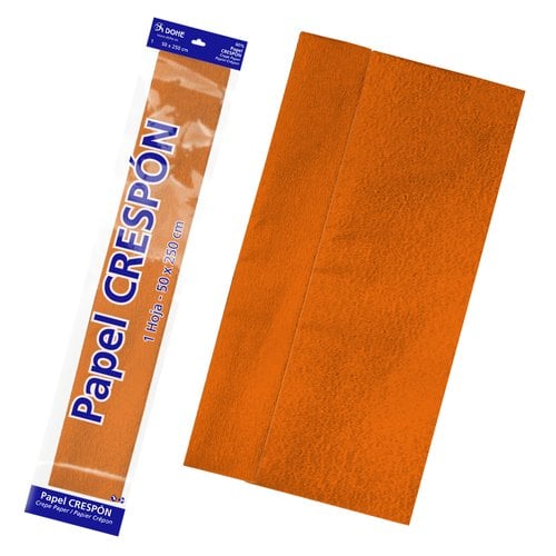 PAPEL CREPE DOHE 30g 0,5x2,5 NARANJA