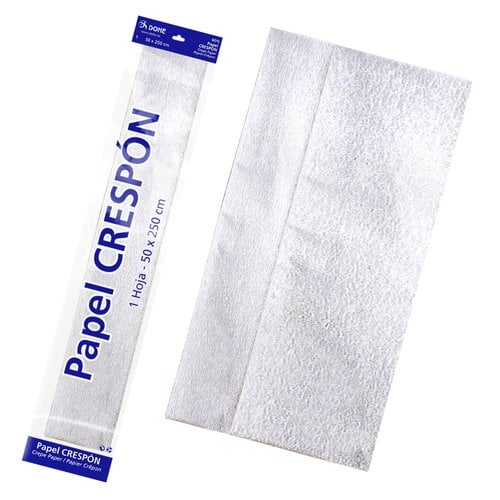 PAPEL CREPE DOHE 30g 0,5x2,5 BLANCO