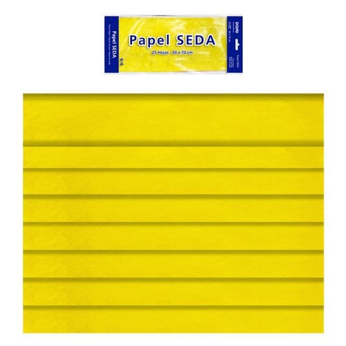 PAPEL SEDA DOHE 25h 50x70 AMARILLO